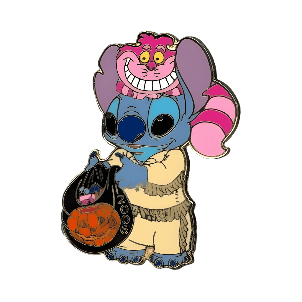 Stitch as Davy Crockett Disney pin