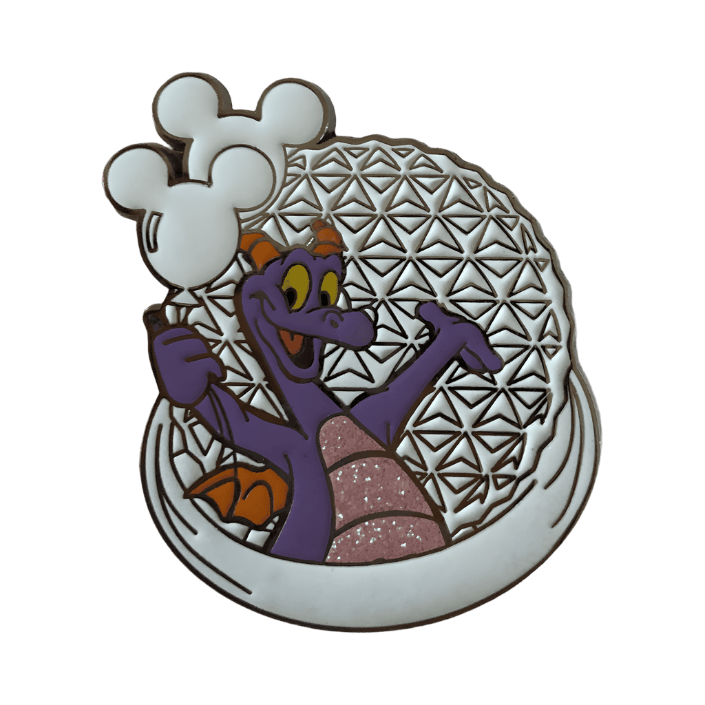 Figment Holding Balloons - Epcot - Spaceship Earth Disney pin