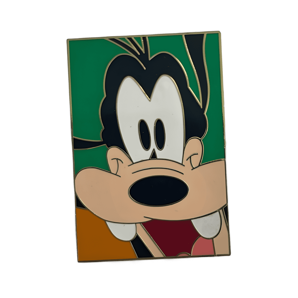 Goofy Pop Art Green Background Disney pin