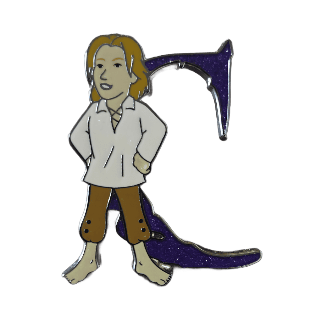 Human Thackery Binx - Letter C Disney pin