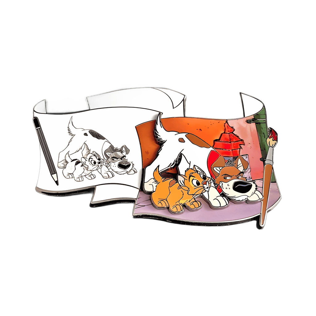 Oliver and Dodger Disney pin