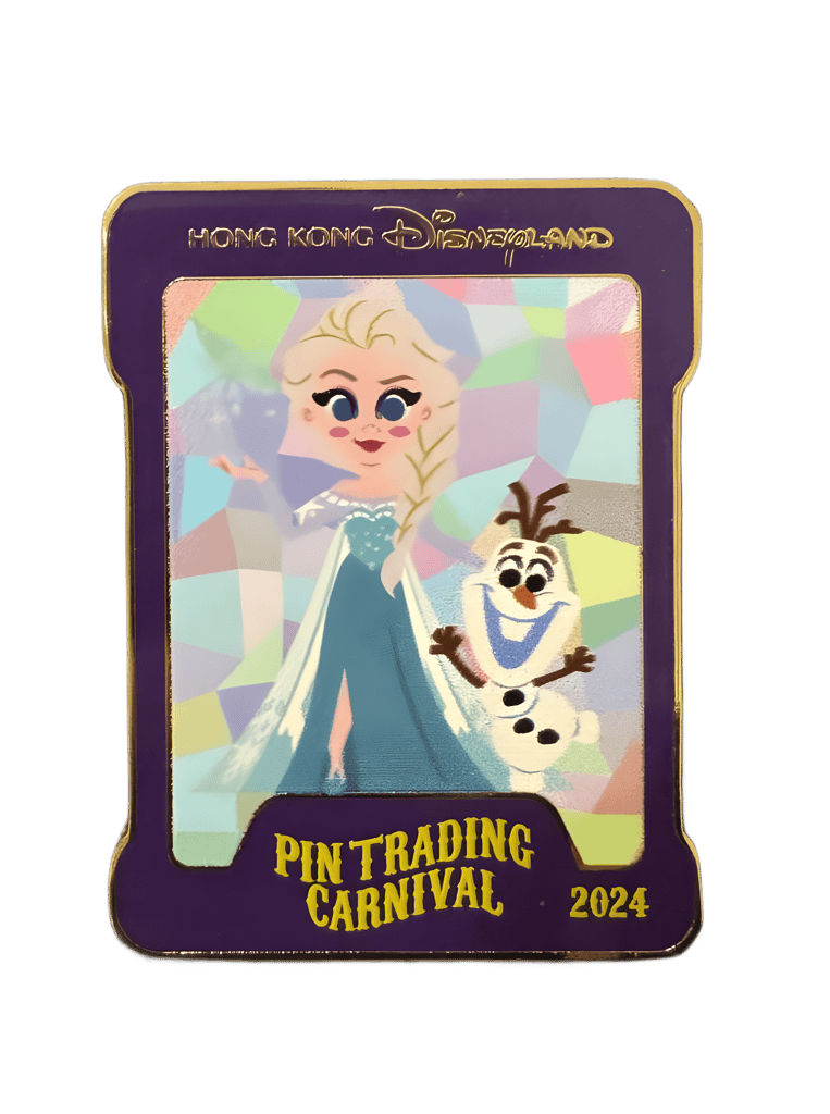 Elsa and Olaf Disney pin