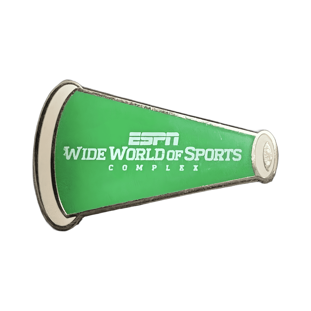 ESPN Varsity Icon Green Megaphone Disney pin