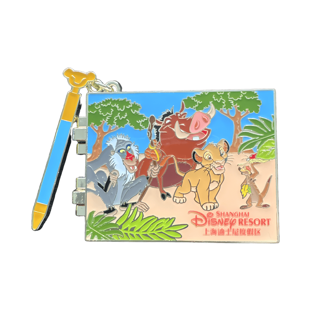 Lion king autograph book Disney pin