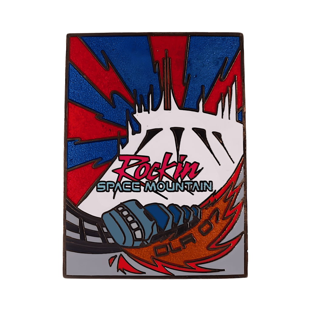 Rockin' Space Mountain Poster Pin Disney pin
