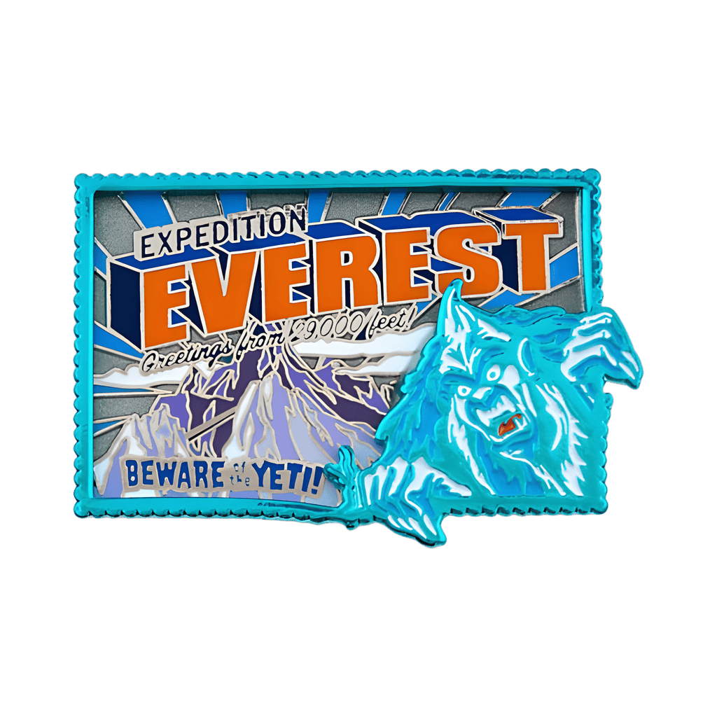 Beware of the Yeti Postcard Disney pin