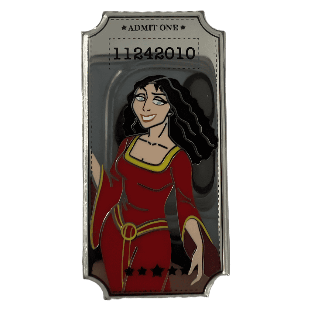 Mother Gothel Ticket Disney pin