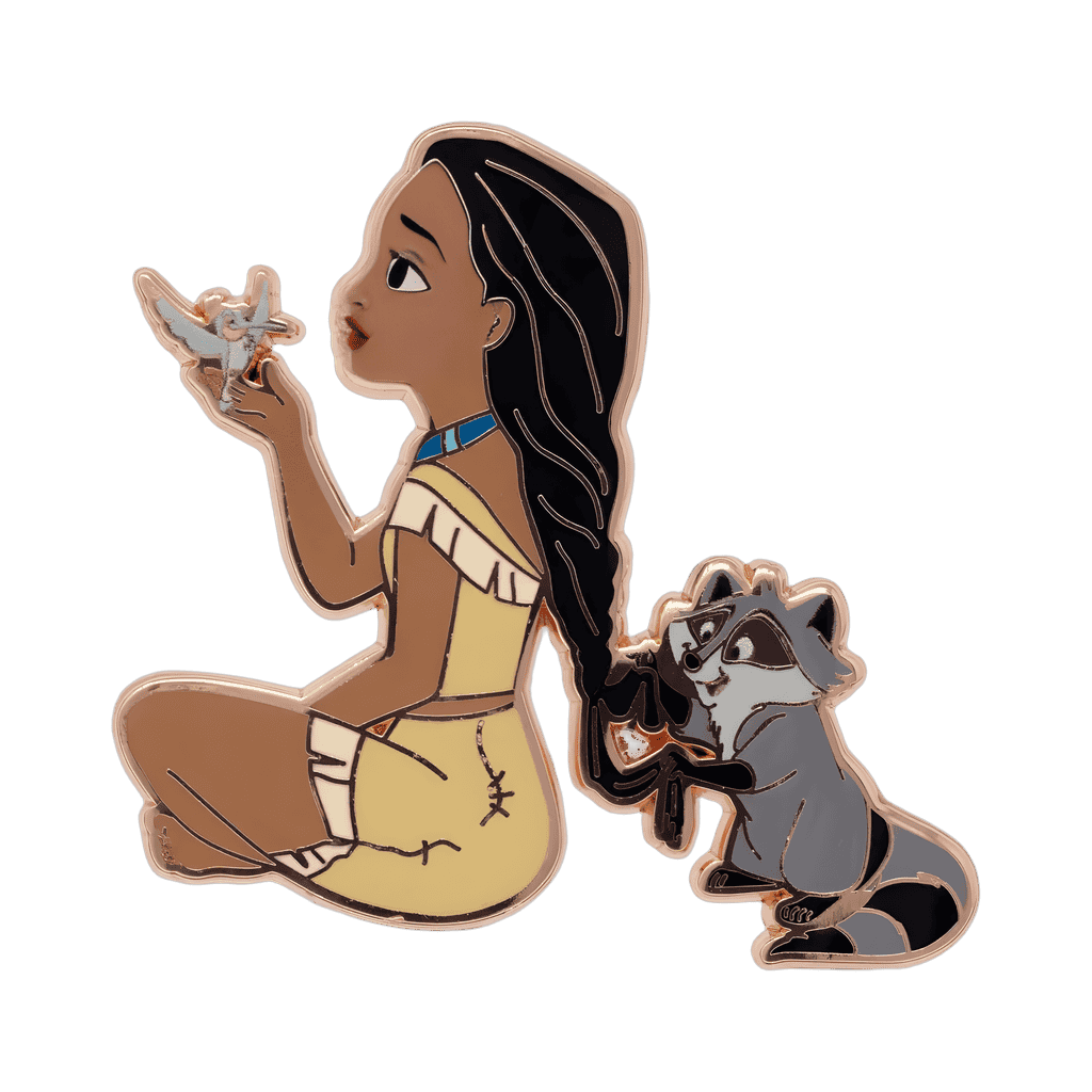 Pocahontas, Meeko and Flit Disney pin