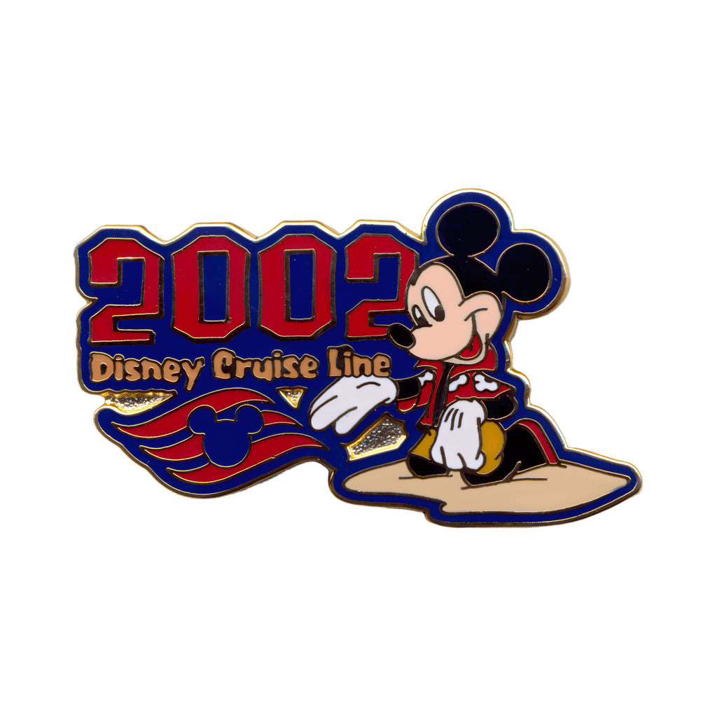 2002 Logo Pin w/ Mickey Mouse Disney pin