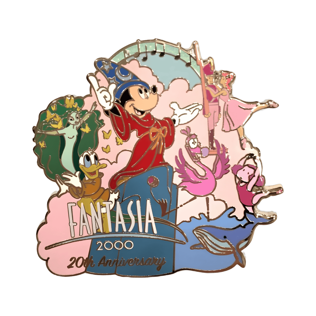 20th Anniversary - Sorcerer Mickey and Fantasia Characters Disney pin