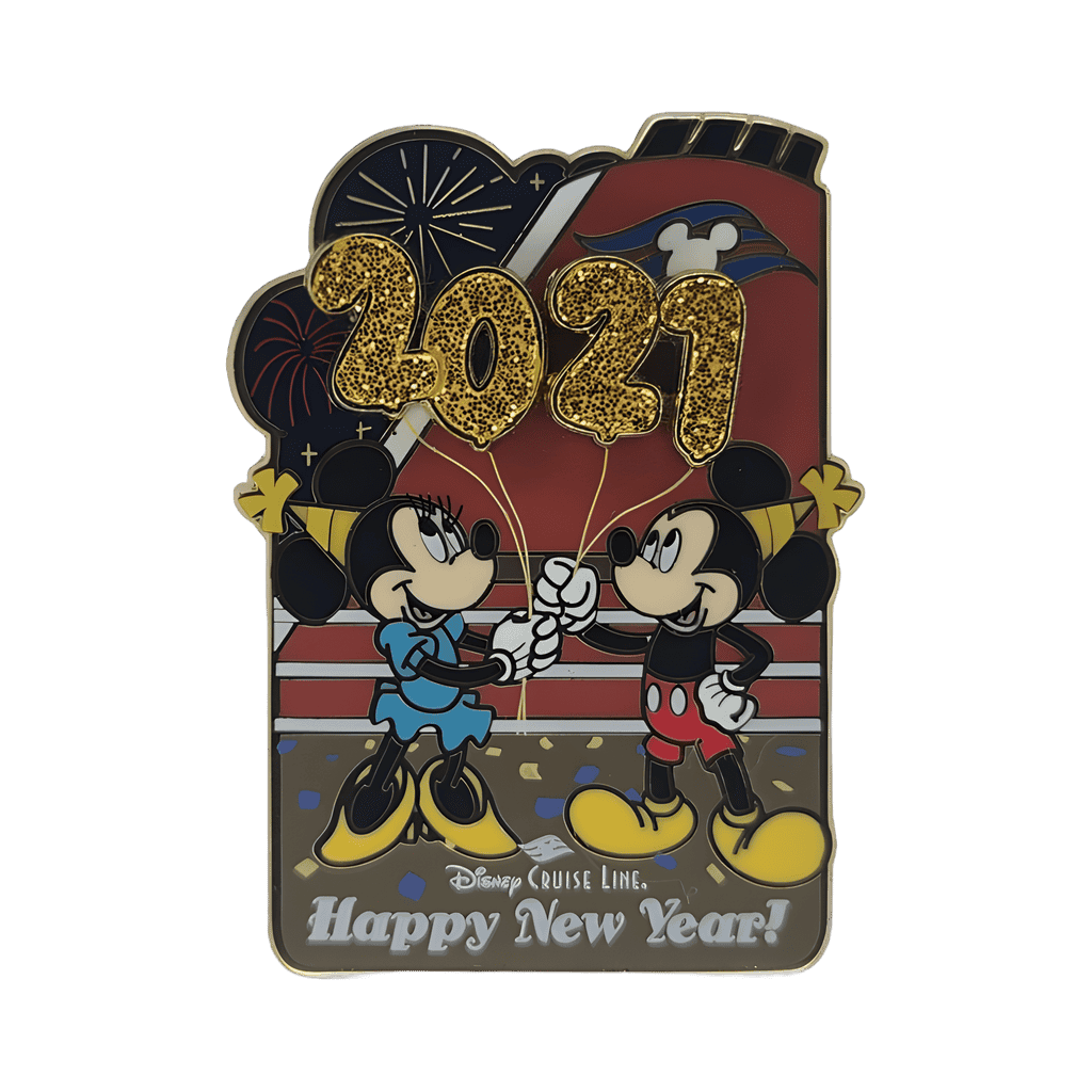 Happy New Year 2021 - Mickey and Minnie Disney pin