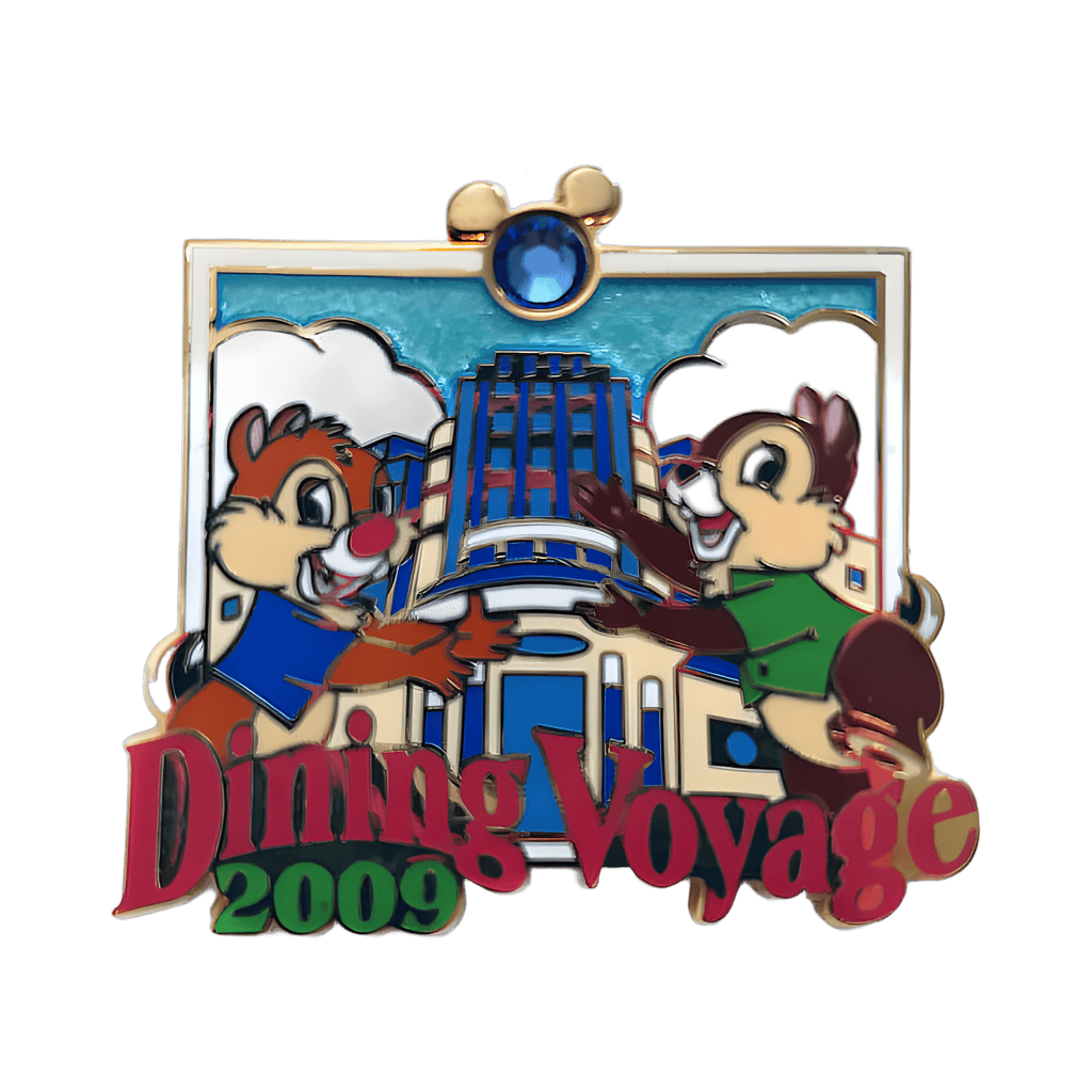 Dining voyage 2009 - Chip dale Disney pin