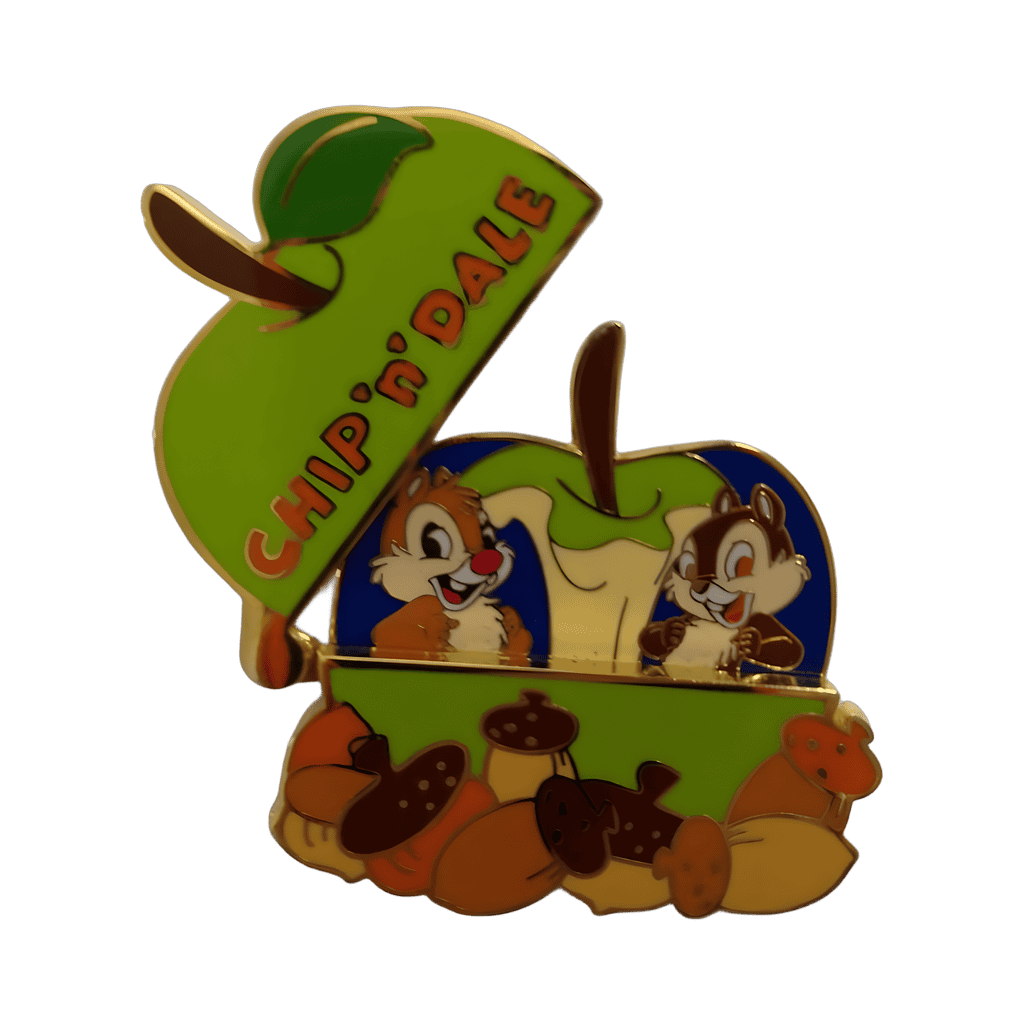 Apple & Acorn - Chip & Dale Disney pin