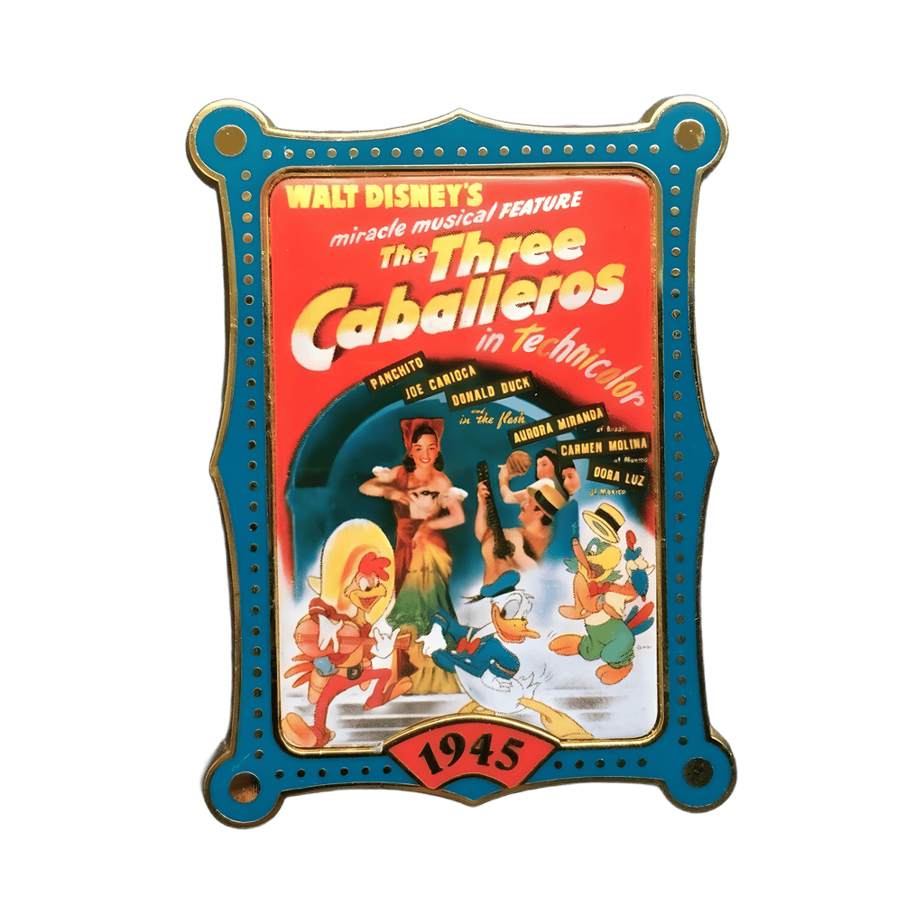The Three Caballeros Disney pin