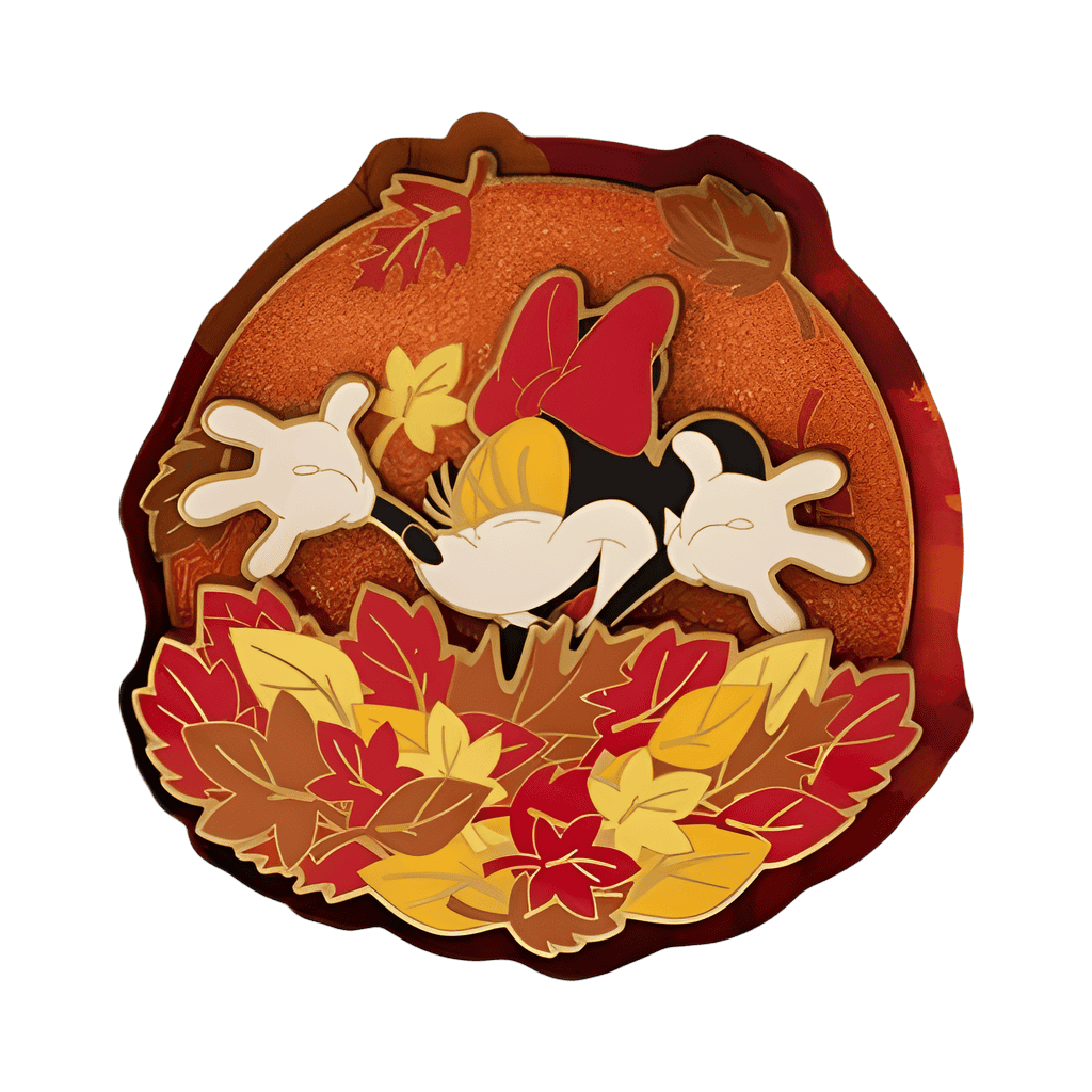 Fall Minnie Mouse Sliding Pin Disney pin