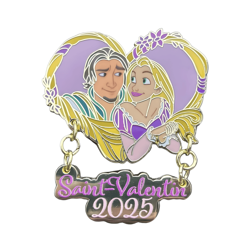 Saint-Valentin 2025 Flynn and Rapunzel Disney pin