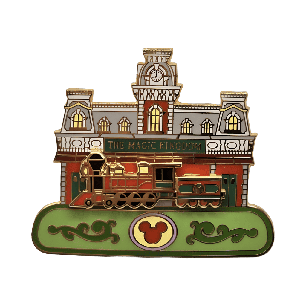 Train Station Slider Disney pin
