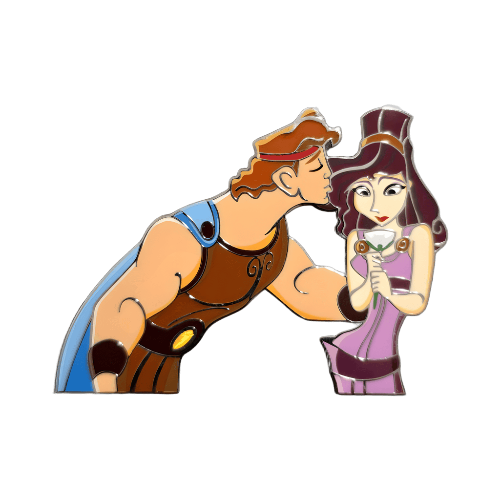Hercules and Megara (Nickel) Disney pin
