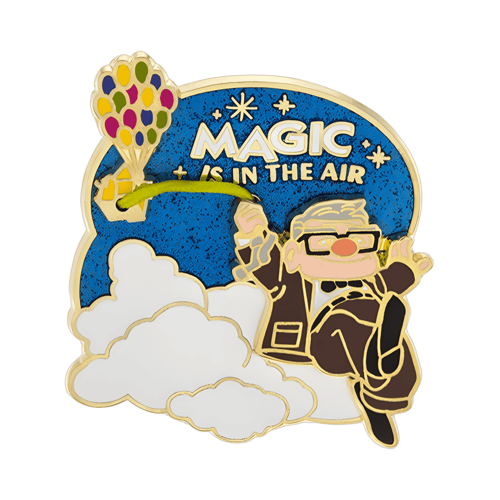 Carl with Up House Disney pin