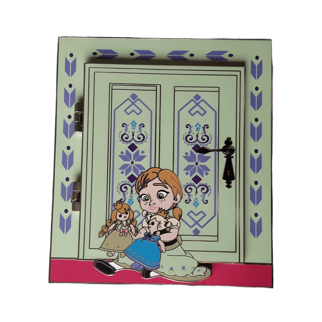 Young Anna and Young Elsa Disney pin
