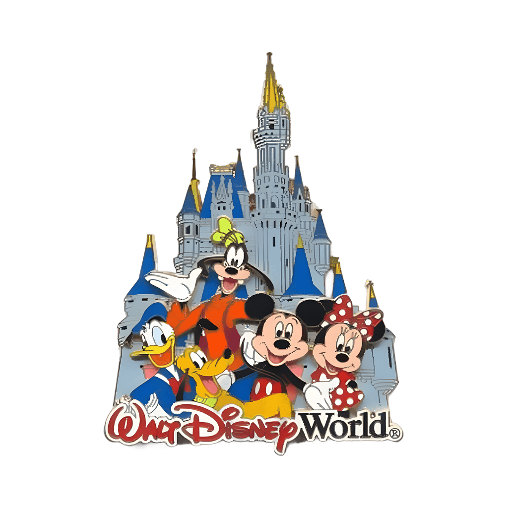 Cinderella’s Castle Fab 5 Jumbo Disney pin