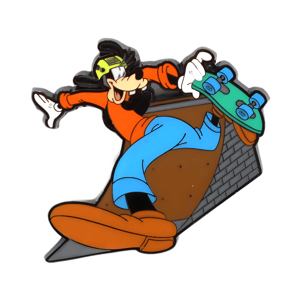 Goofy Skateboarding Disney pin
