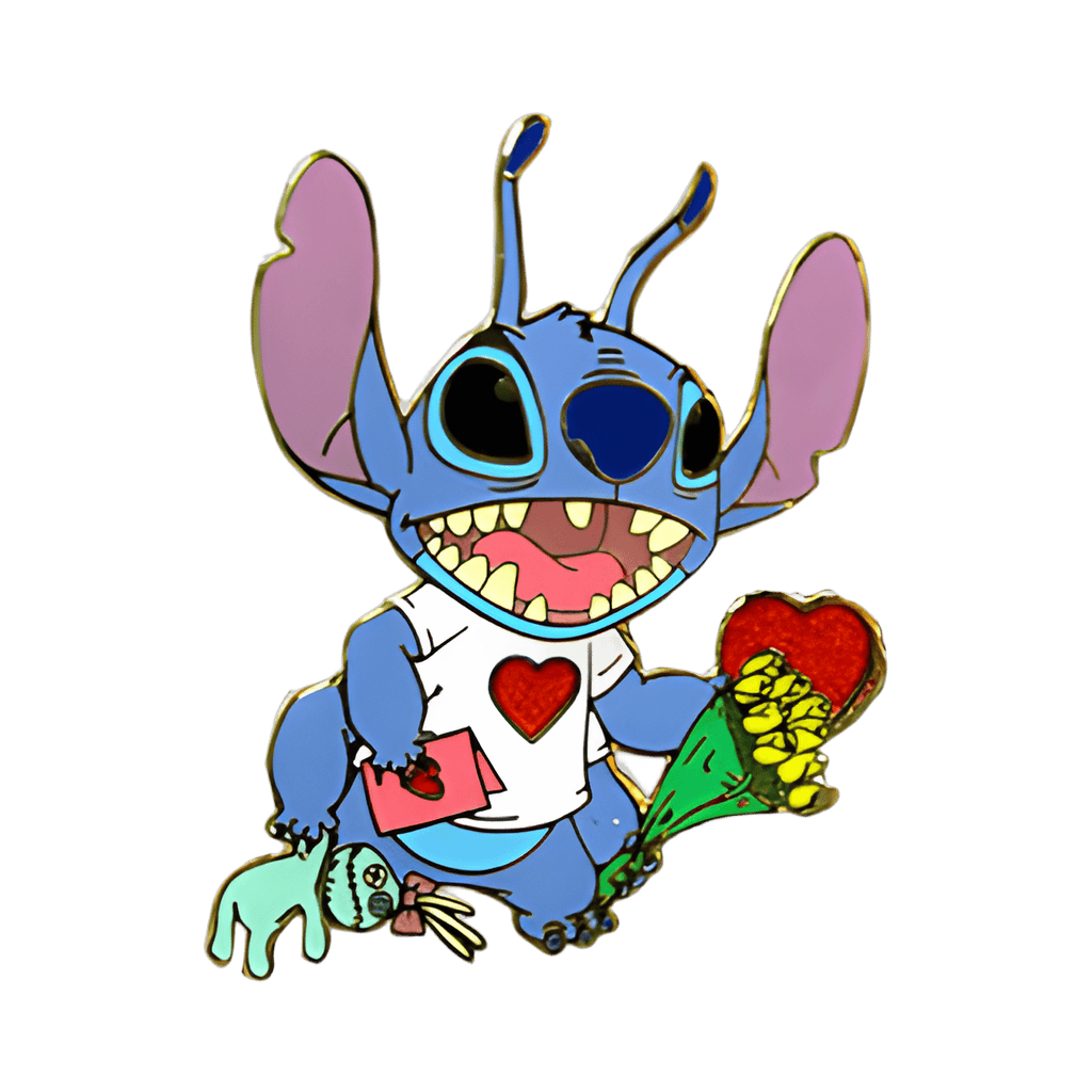Stitch - Valentine shirt Disney pin