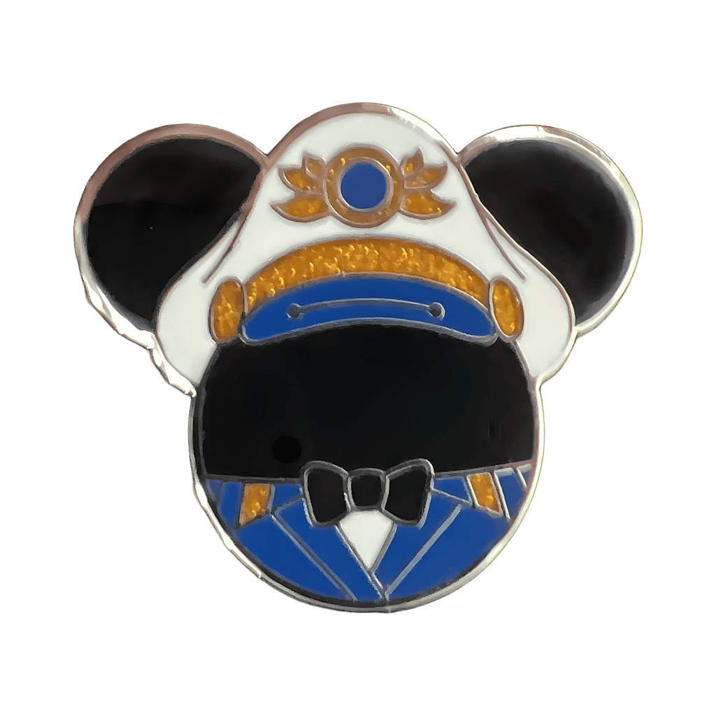 Captain Mickey Head Disney pin