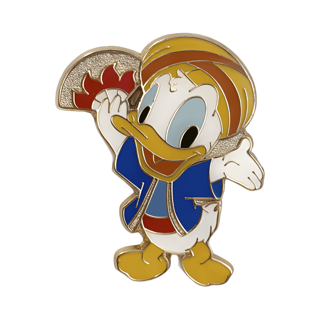Bon Fire Dance 2010 - Donald with Fan Disney pin