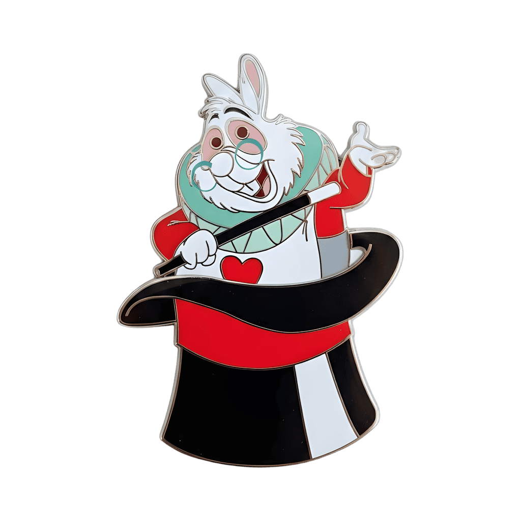 White Rabbit Disney pin