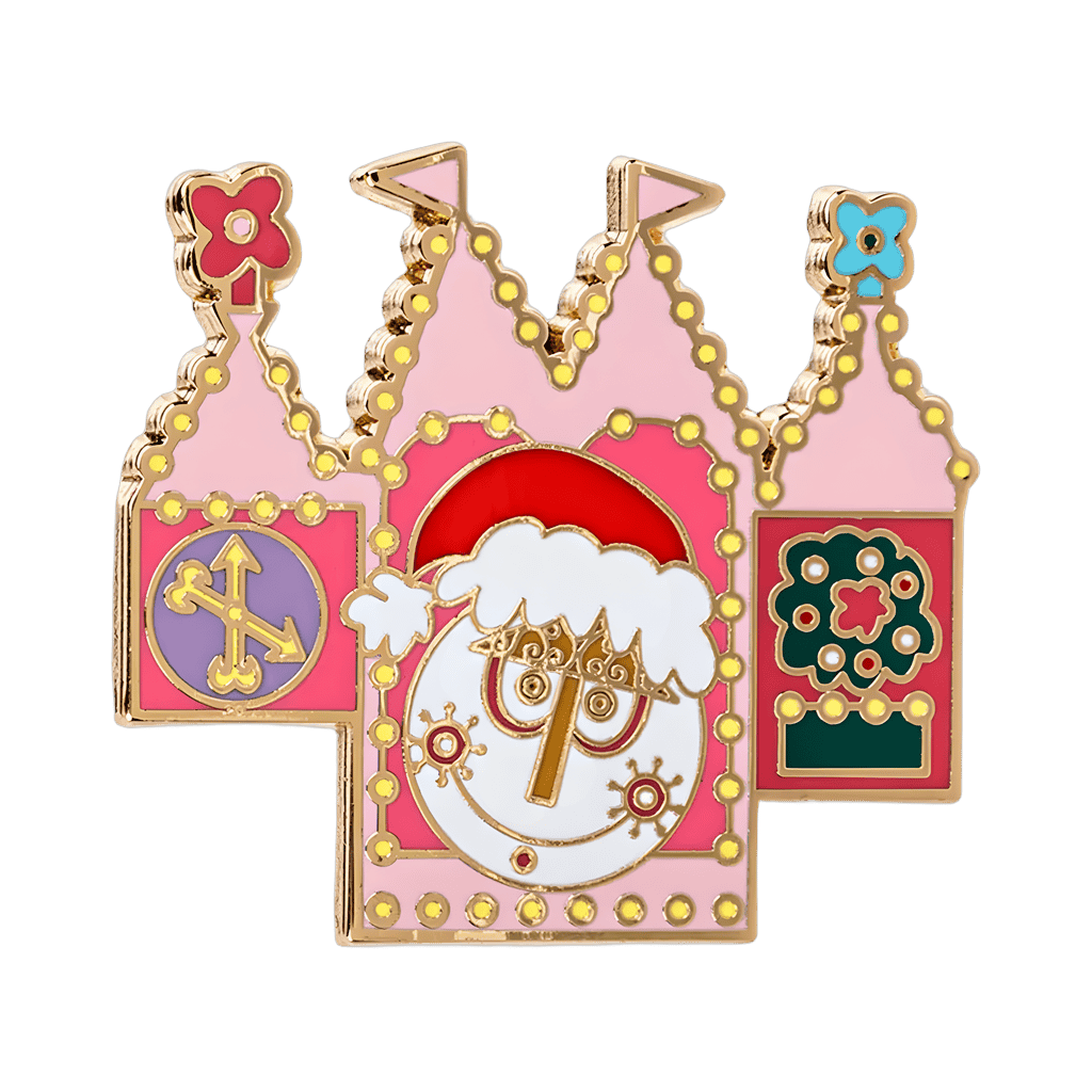 Clock with Santa Hat Disney pin