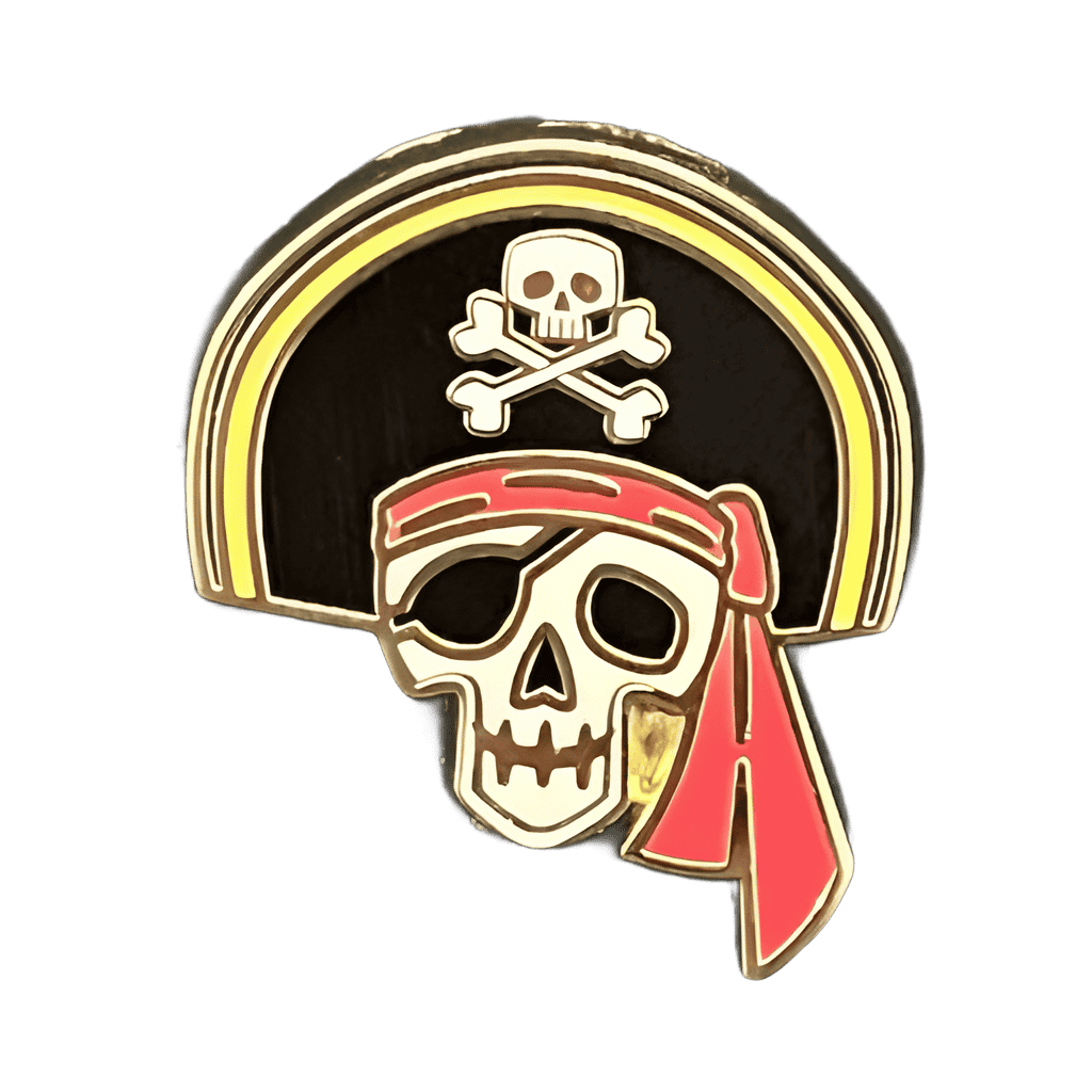 Pirate Skull Disney pin