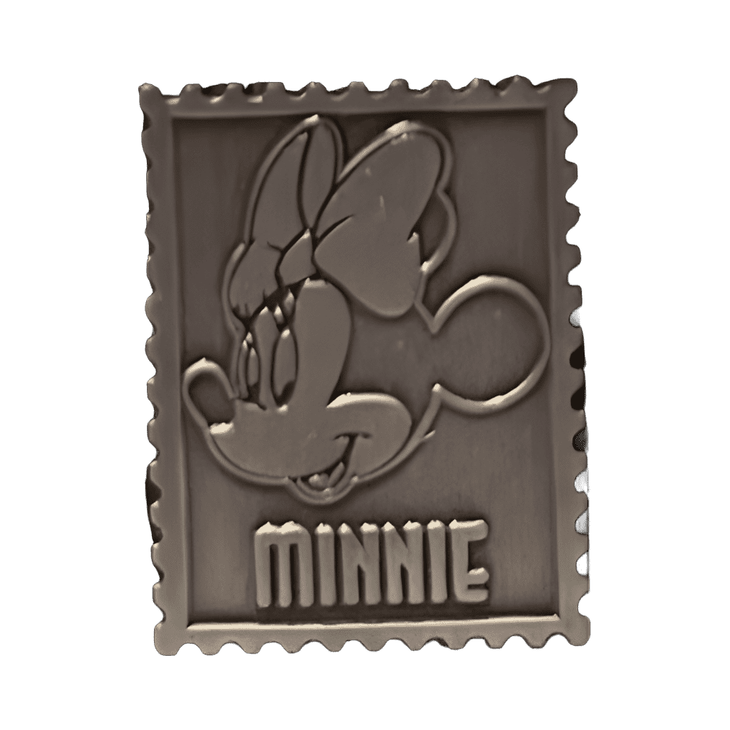 Pewter Stamp - Minnie Disney pin