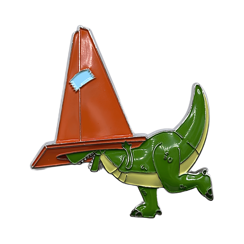 Toy Story Pop Up and Beyond - Buzz and Rex Traffic with Cones Set - Rex Disney pin