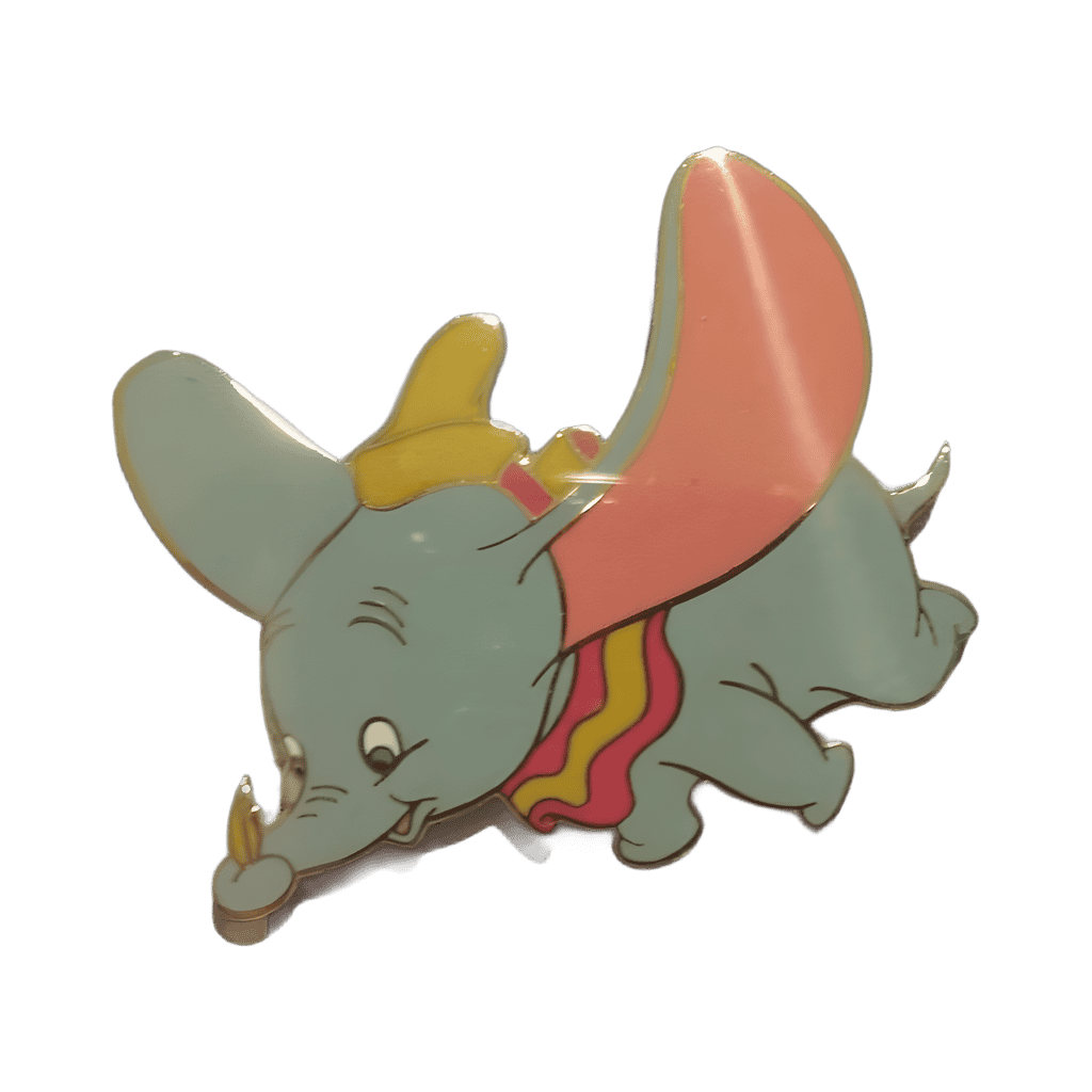 8 Pin Framed Set - Dumbo with Feather Disney pin