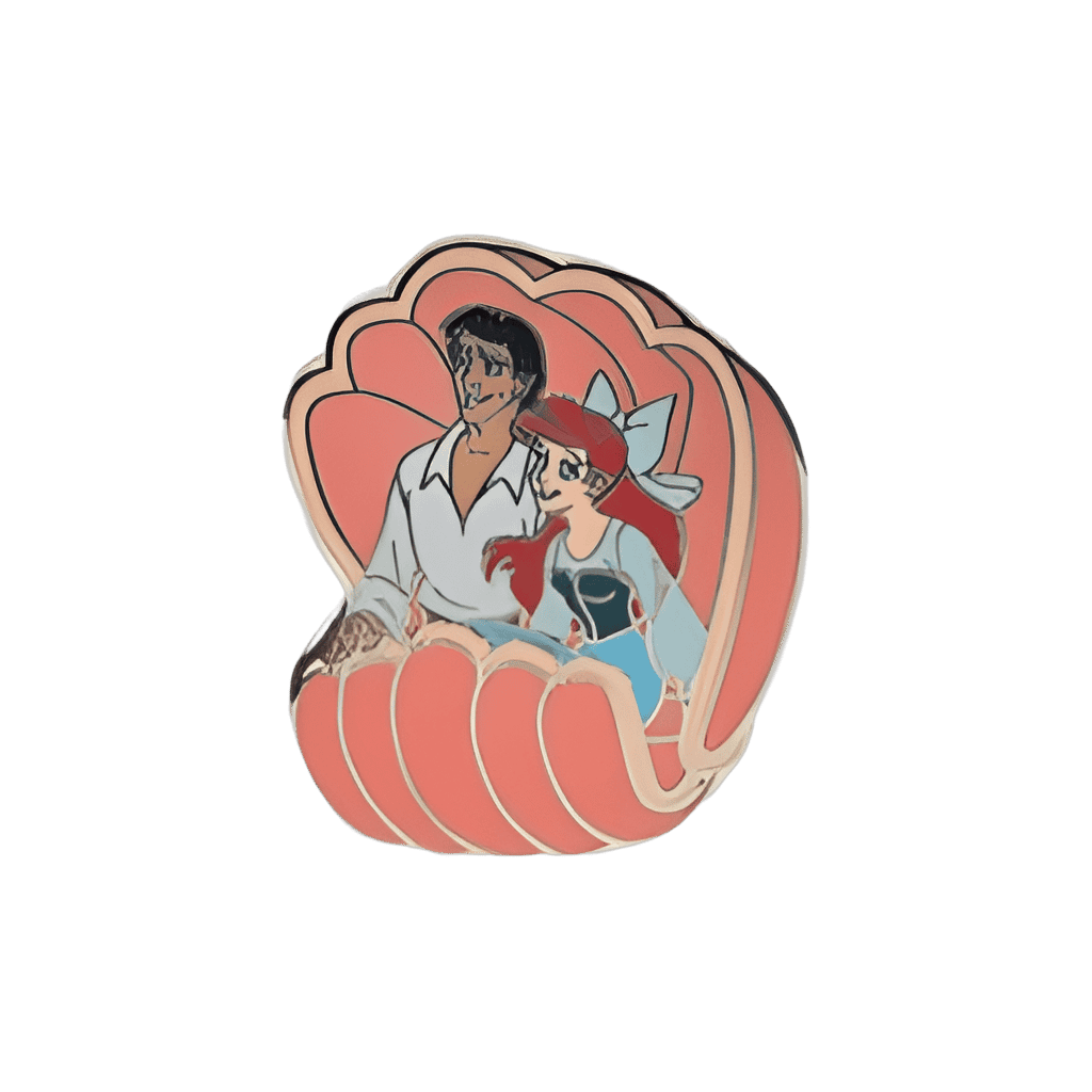 Ariel and Eric on Undersea Adventure Disney pin