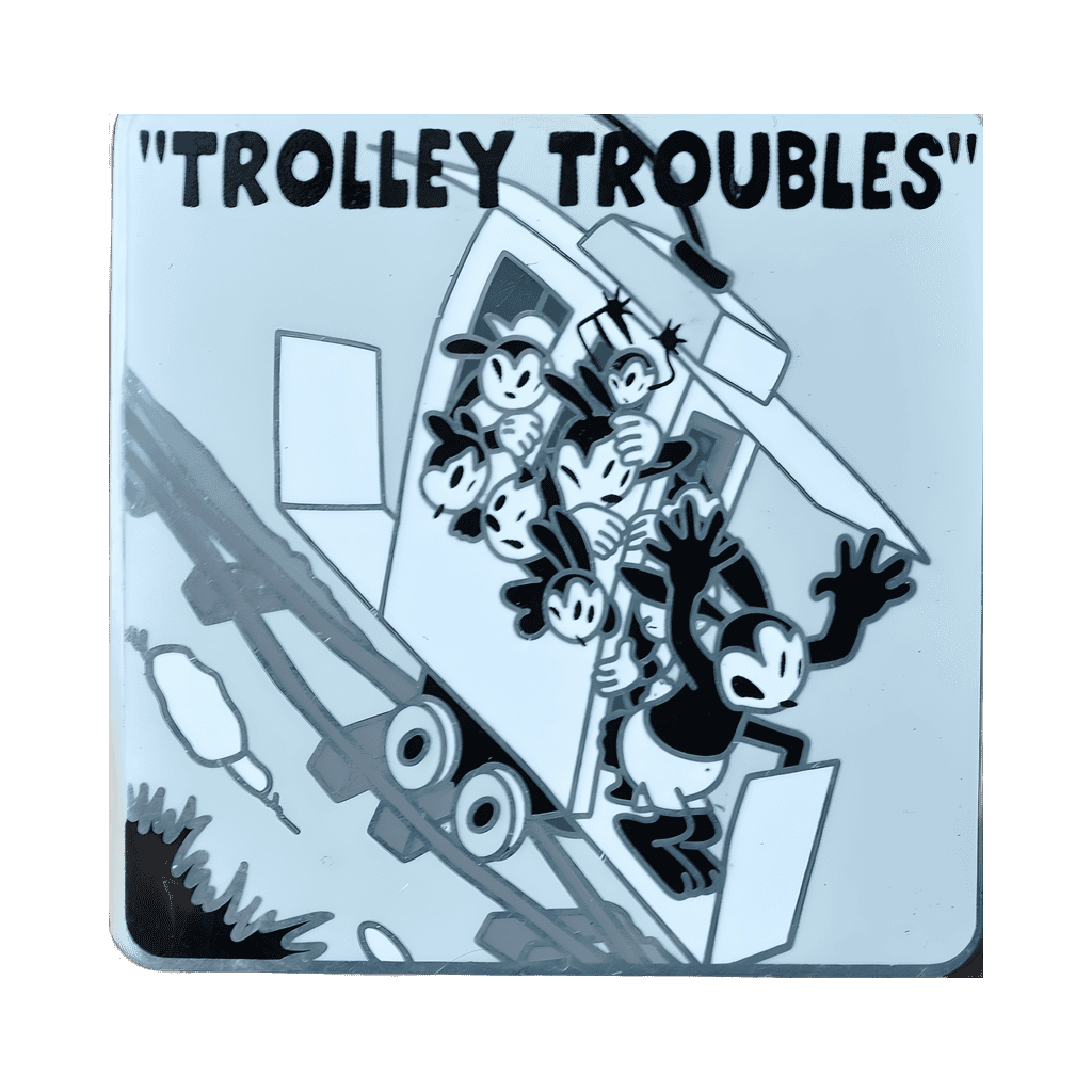 Oswald 'Trolley Troubles' Disney pin