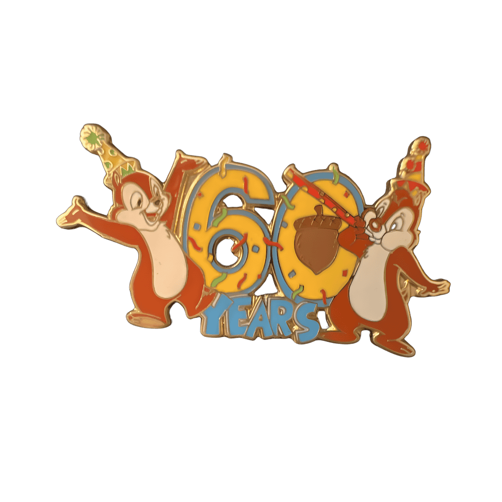 Chip and Dale - 60 Years Disney pin