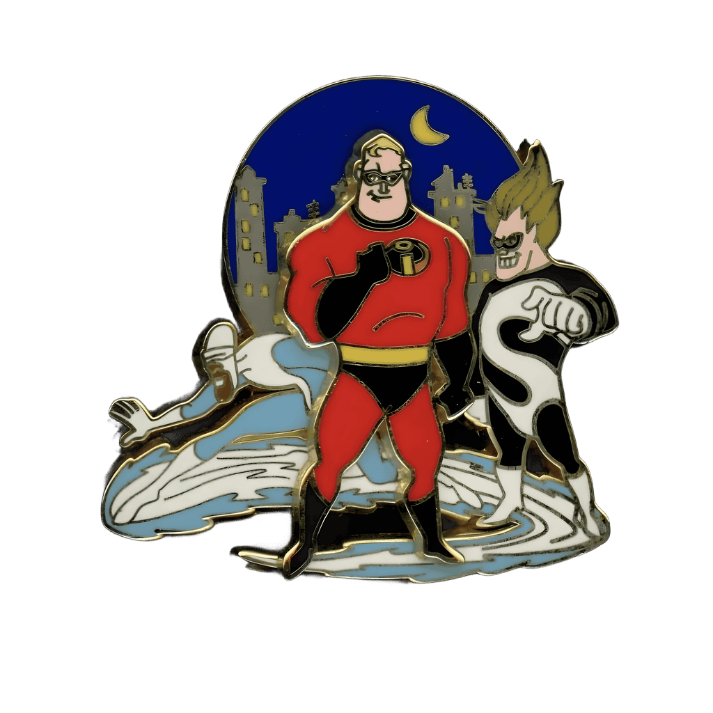 Mr. Incredible, Frozone & Syndrome Disney pin