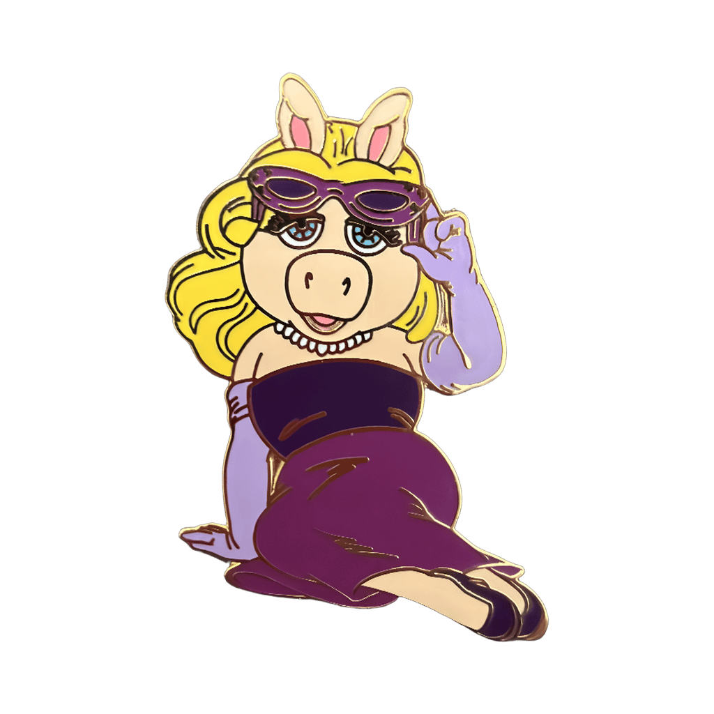 Miss Piggy with Purple Sunglasses Disney pin