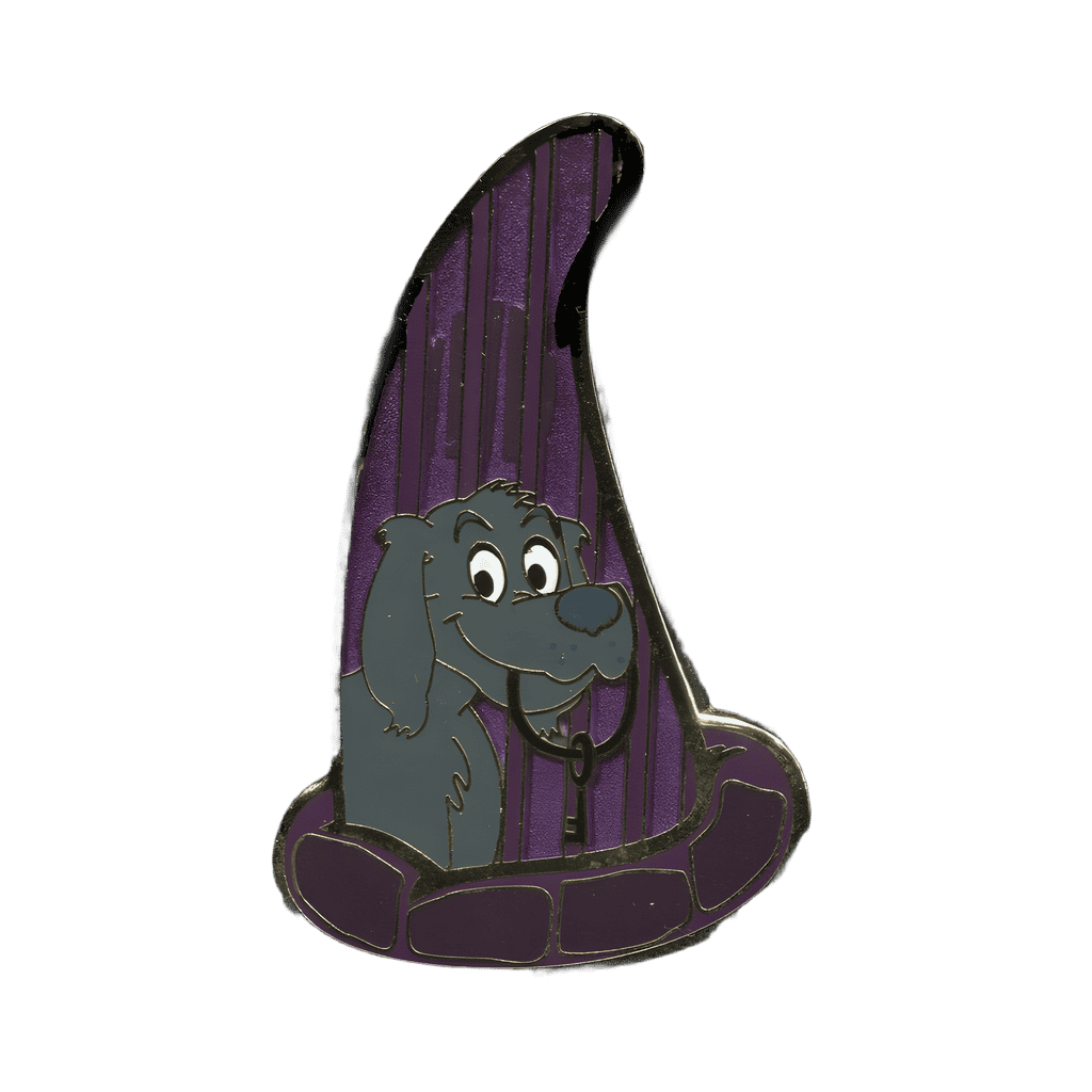 Dog with Black Jail Keys Disney pin