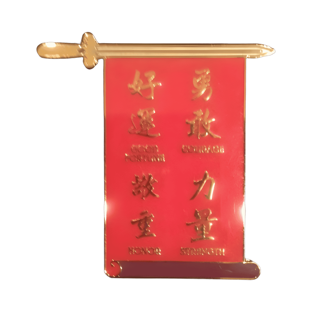 Mulan scroll pin Disney pin