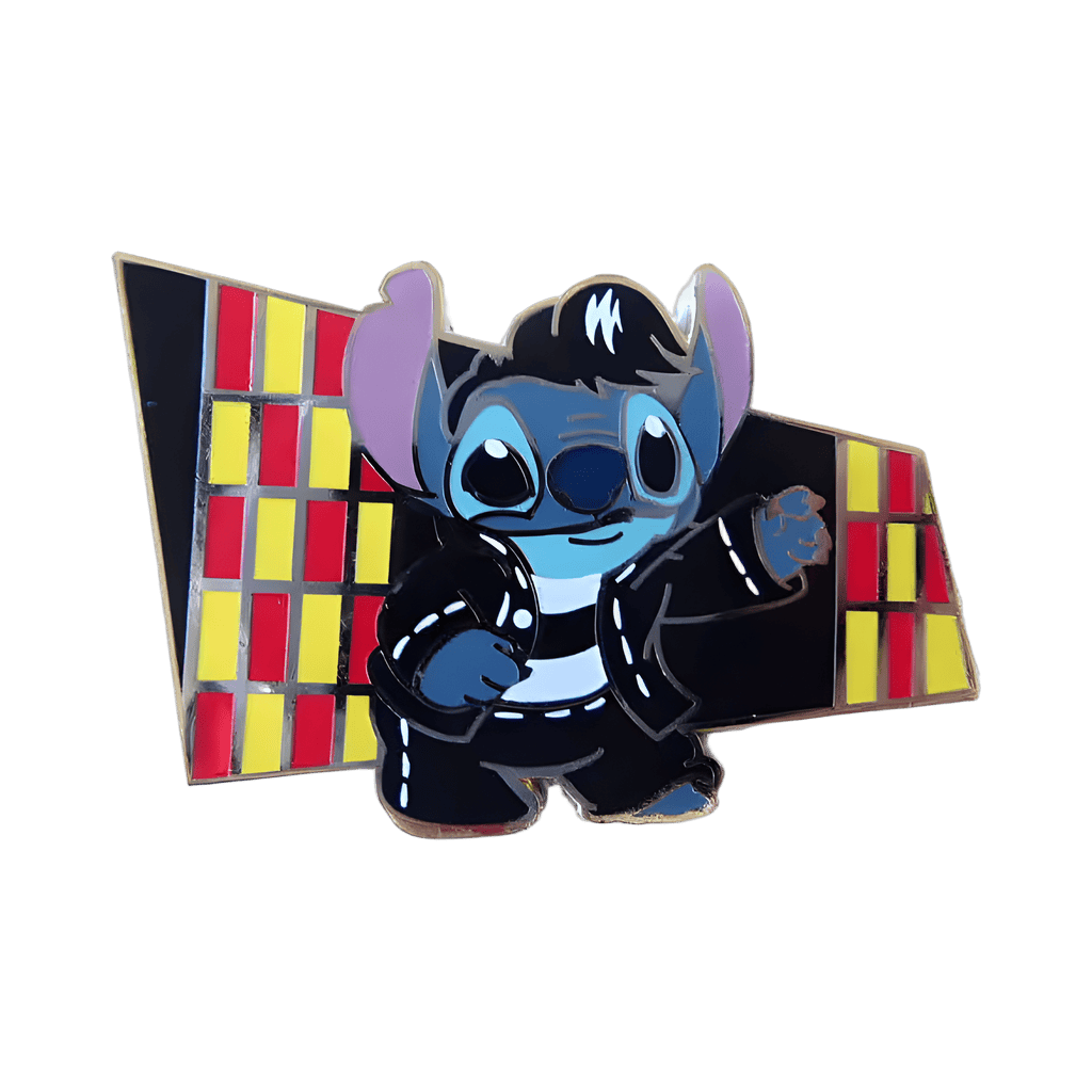 Stitch - Elvis in leather jacket Disney pin