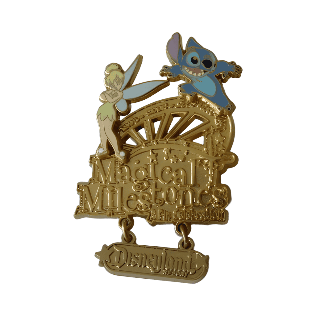 Stitch and Tinker Bell (Dangle) Disney pin