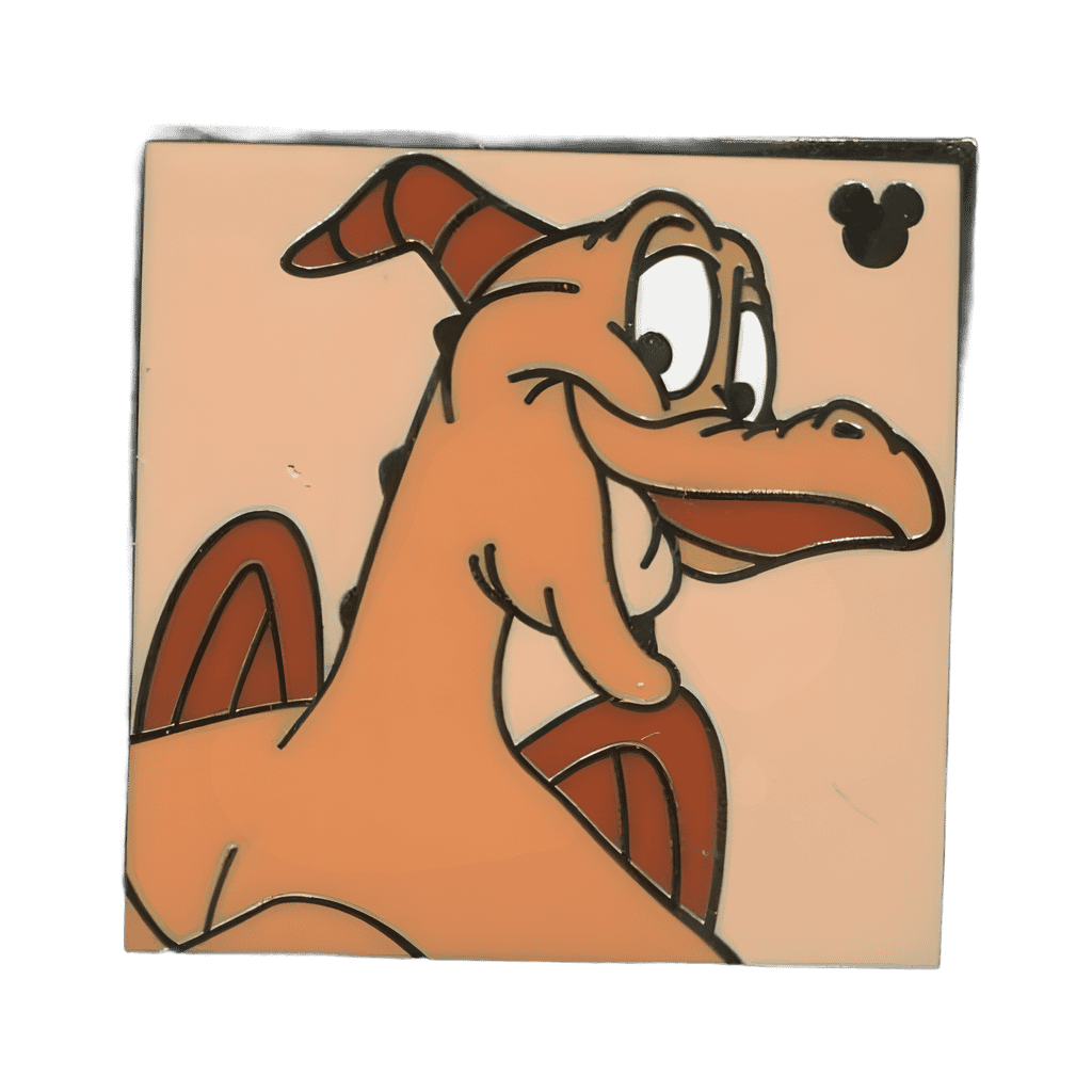 Orange Figment Disney pin