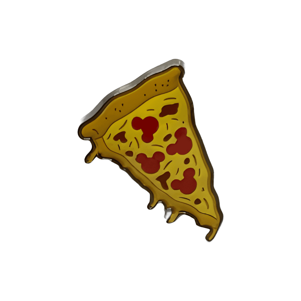 Mickey Mouse Pepperoni Pizza Slice Disney pin