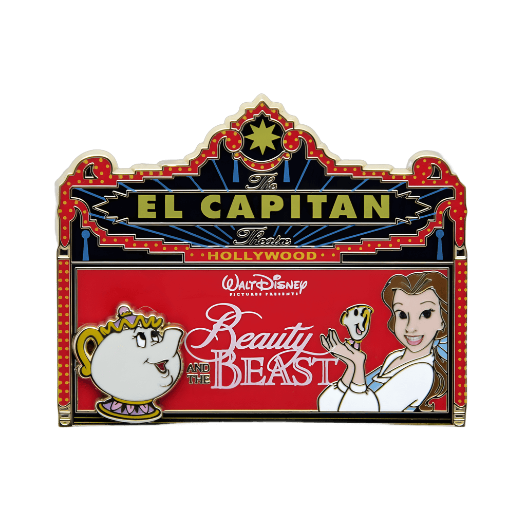 Belle, Mrs. Potts and Chip Disney pin