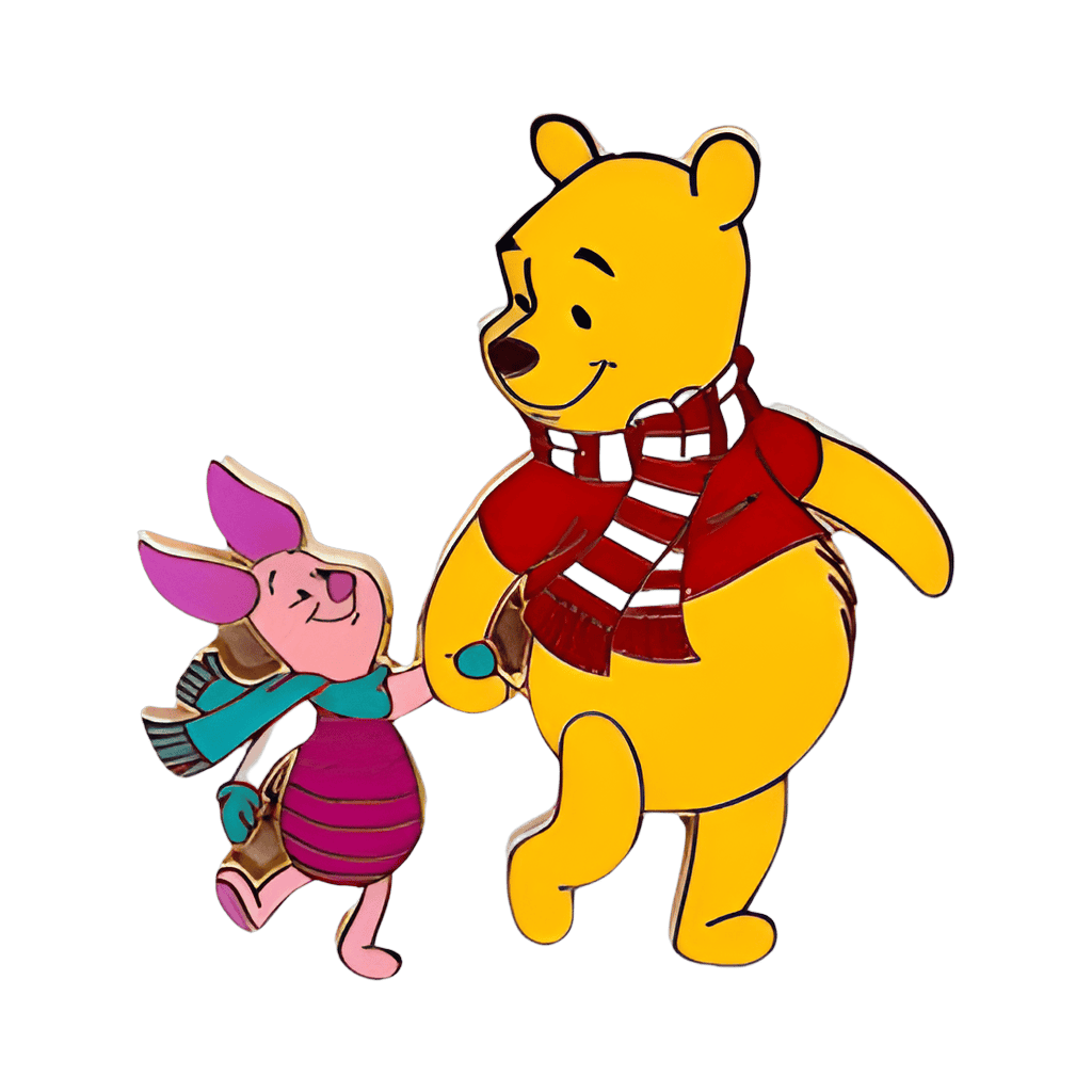 Winnie the Pooh and Piglet Christmas Best Friends Disney pin