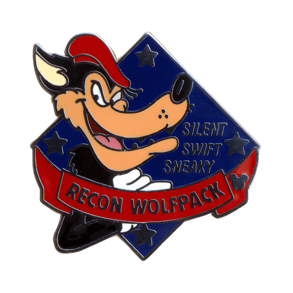 Recon Wolf Pack - The Big Bad Wolf - Silent, Swift, Sneaky Disney pin