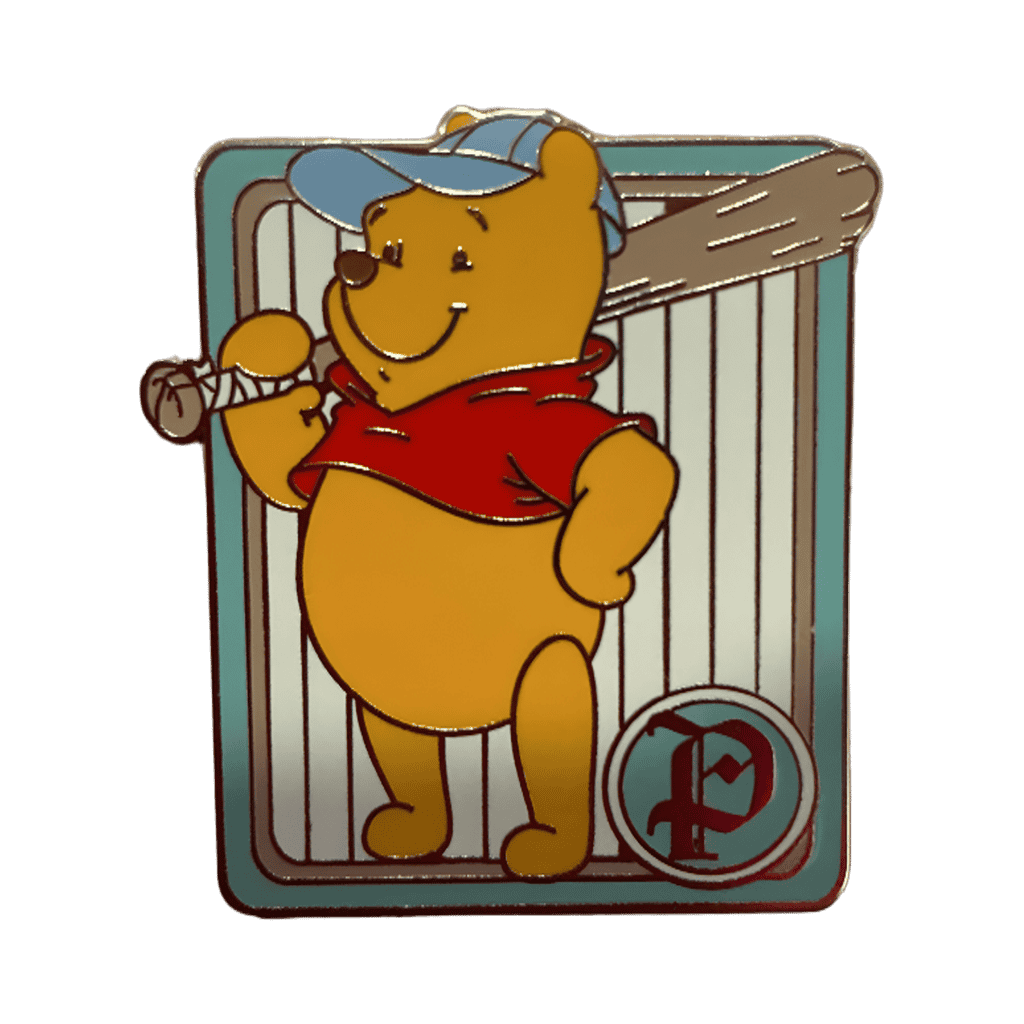 Pooh Holding Bat Disney pin